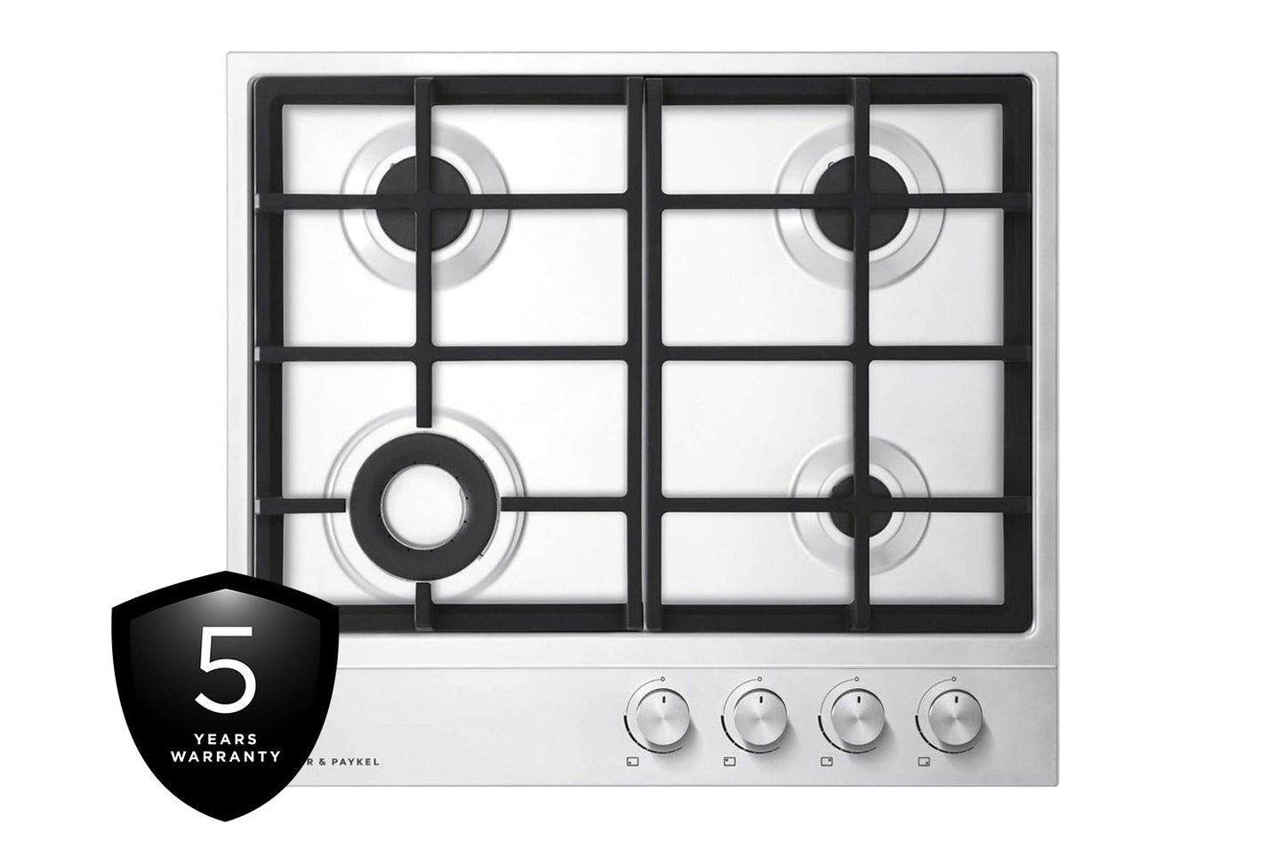 Fisher & Paykel Series 7 60cm 4 Burner Gas Hob | CG604DNGX1 | Stainless Steel