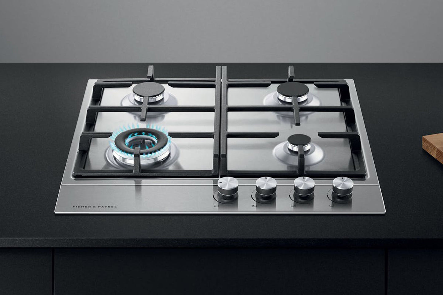Fisher & Paykel Series 7 60cm 4 Burner Gas Hob | CG604DNGX1 | Stainless Steel