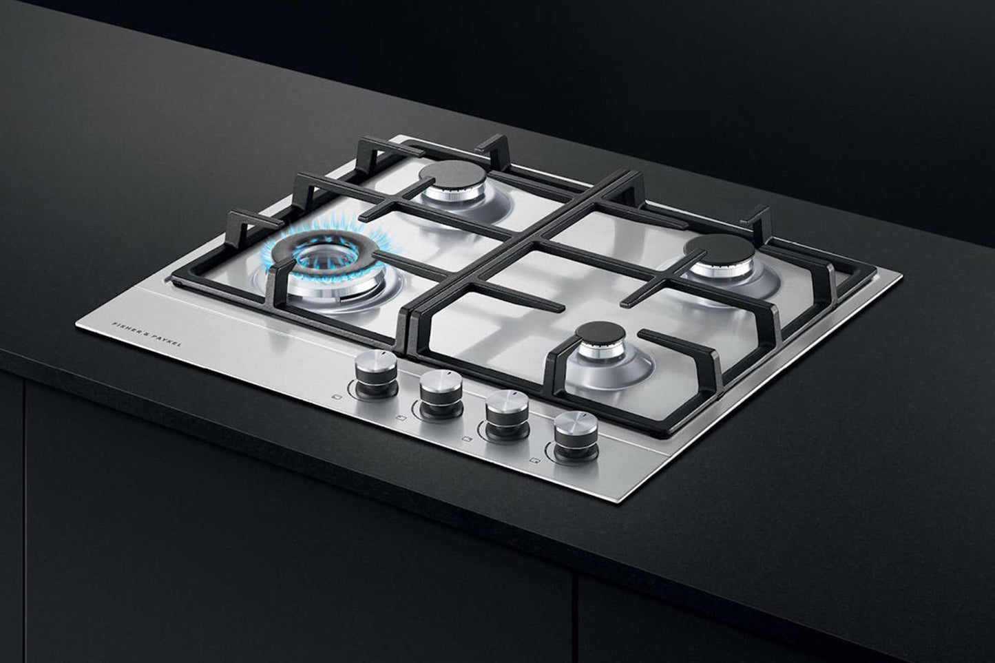 Fisher & Paykel Series 7 60cm 4 Burner Gas Hob | CG604DNGX1 | Stainless Steel