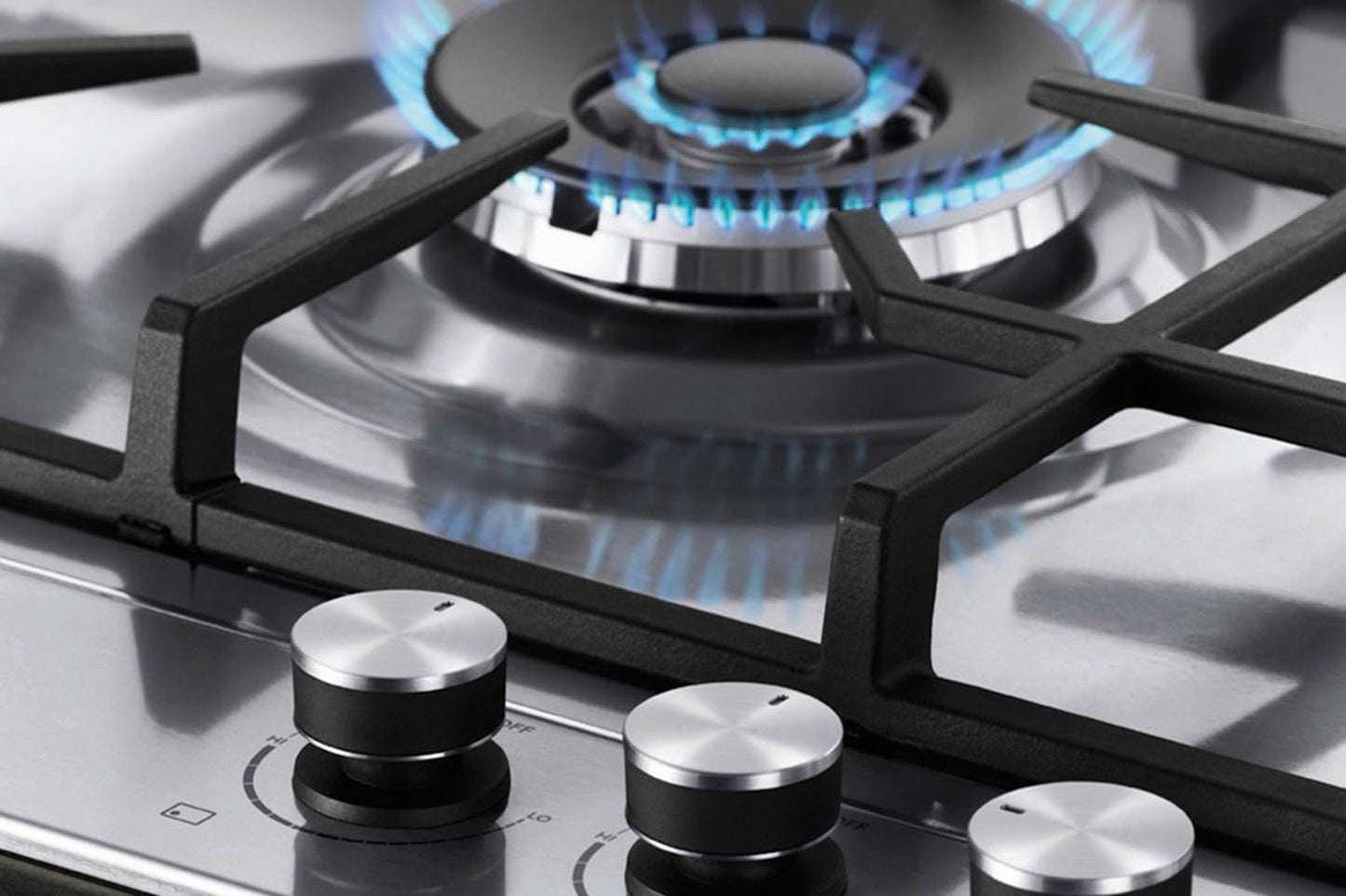 Fisher & Paykel Series 7 60cm 4 Burner Gas Hob | CG604DNGX1 | Stainless Steel