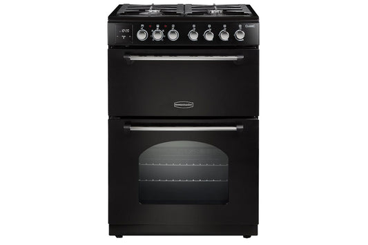Rangemaster Classic 60cm Dual Fuel Cooker | CLA60DFFBL/C | Black