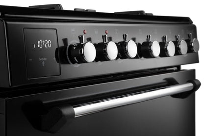 Rangemaster Classic 60cm Dual Fuel Cooker | CLA60DFFBL/C | Black