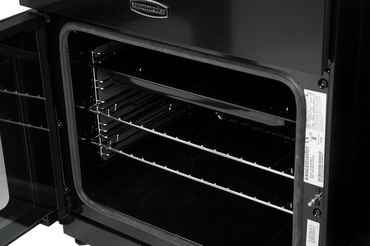 Rangemaster Classic 60cm Dual Fuel Cooker | CLA60DFFBL/C | Black