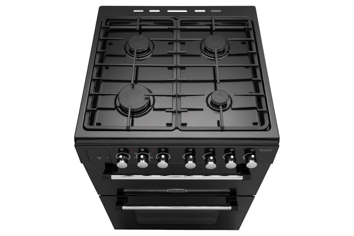 Rangemaster Classic 60cm Dual Fuel Cooker | CLA60DFFBL/C | Black
