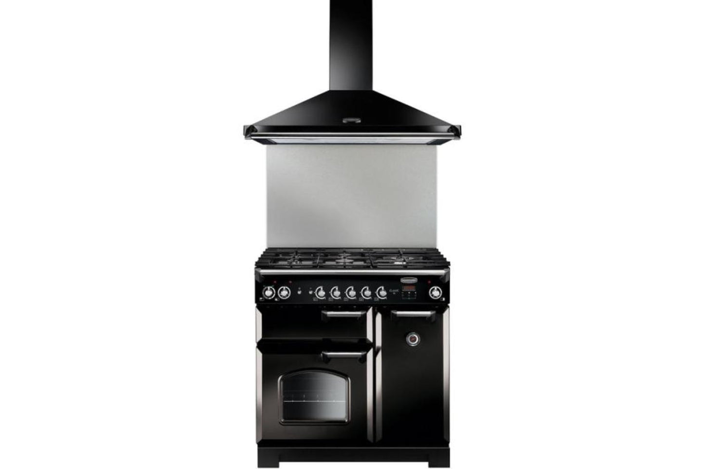 Rangemaster 100cm Classic Chimney Hood | CLAHDC100BC/ | Black