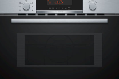 Bosch Series 4 44L 900W Built-in Combination Microwave Oven | CMA583MS0B | Stainless Steel
