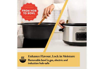 Crockpot 6.5 L Sizzle & Stew Digital Slow Cooker | CSC112