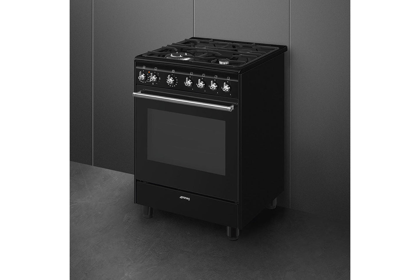Smeg 60cm Freestanding Dual Fuel Cooker | CX61GMBL