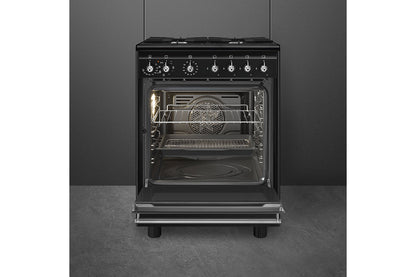 Smeg 60cm Freestanding Dual Fuel Cooker | CX61GMBL