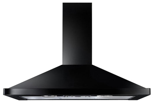 Rangemaster 110cm Chimney Hood | UNBHDC110BL/ | Black