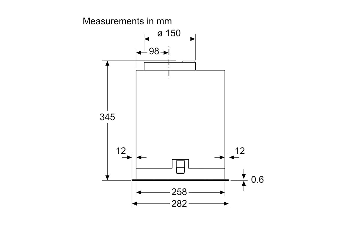 Neff N70 52cm Canopy Cooker Hood | D54NAC1S0B