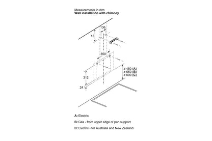 Neff 60cm Wall-mounted Cooker Hood | D63IDK1S0B
