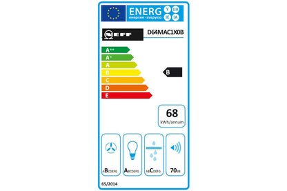 Neff N30 60cm Built-in Cooker Hood | D64MAC1X0B