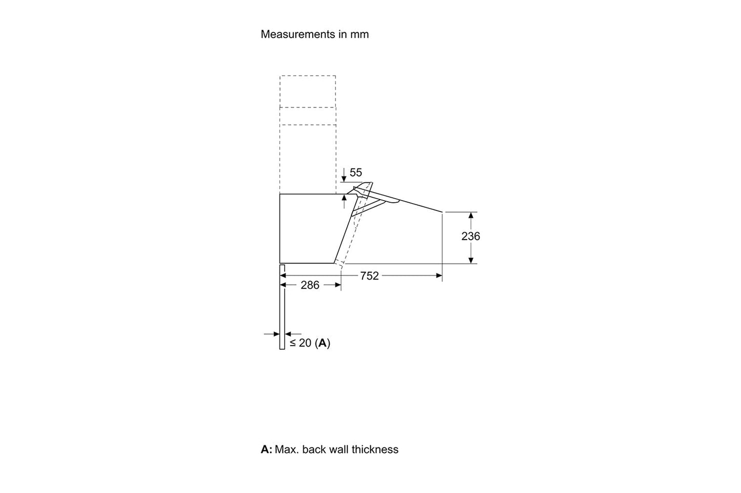 Neff N50 Wall Mounted Cooker Hood | D65IFN1S0B