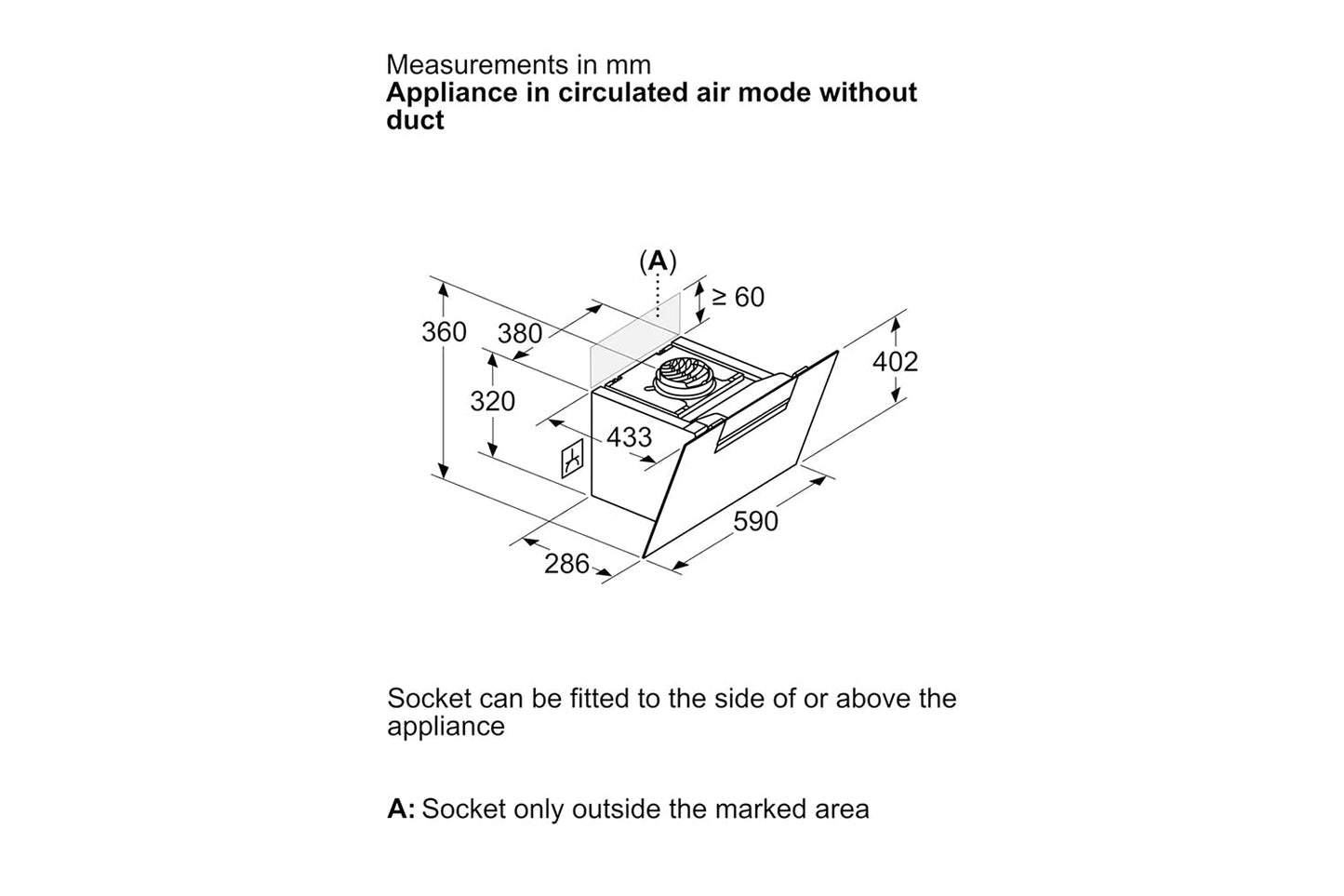 Neff N50 Wall Mounted Cooker Hood | D65IFN1S0B