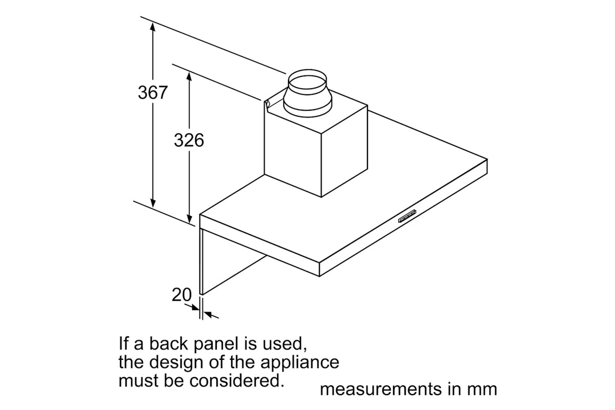 Neff N50 Wall Mounted Hood | D94BHM1N0B