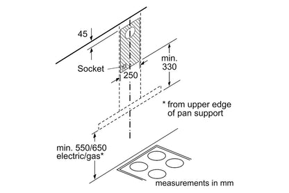 Neff N50 Wall Mounted Hood | D94BHM1N0B