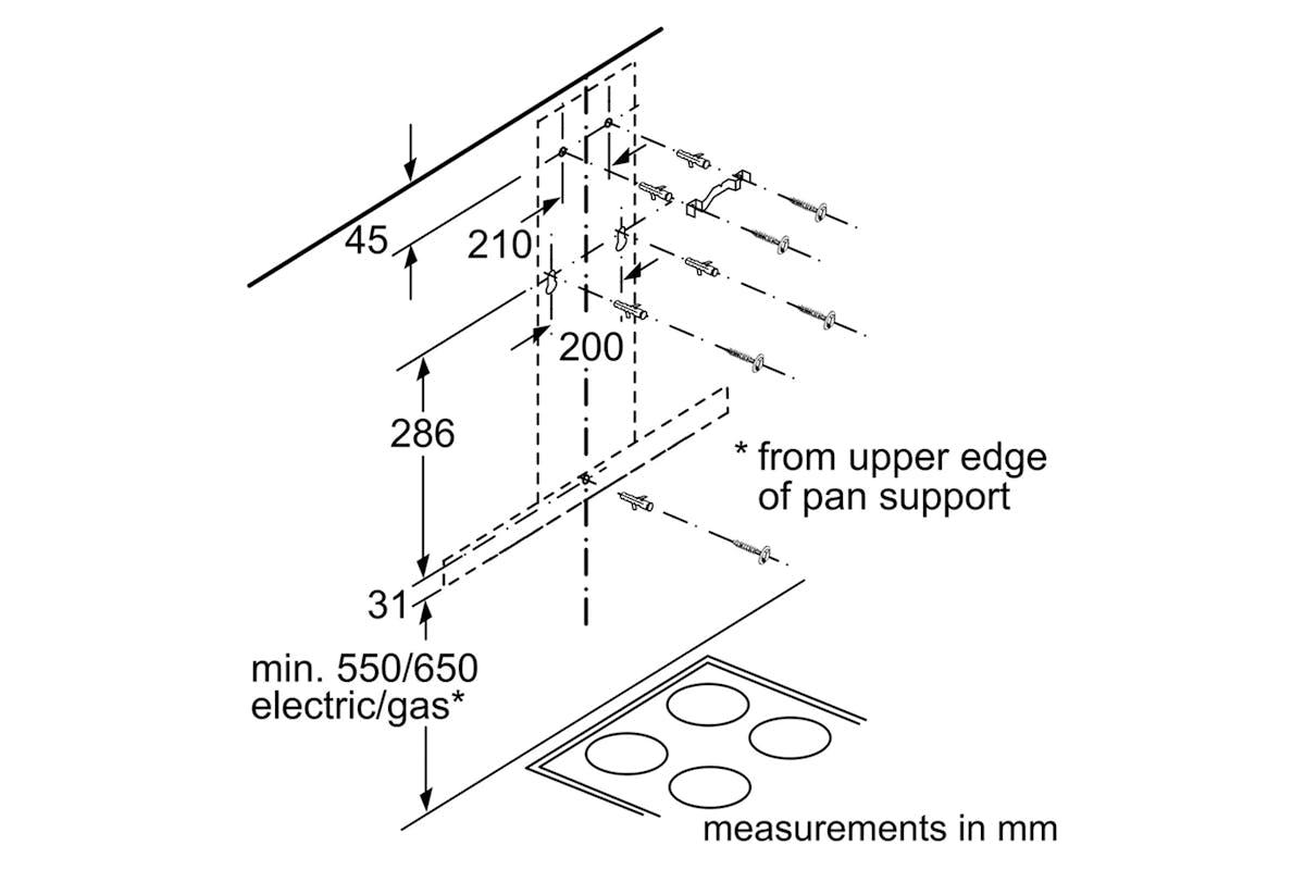Neff N50 Wall Mounted Hood | D94BHM1N0B