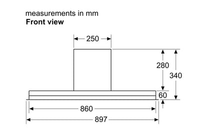 Neff N70 Built-in Cooker Hood | D95XAM2S0B