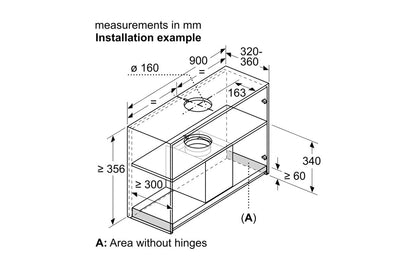 Neff N70 Built-in Cooker Hood | D95XAM2S0B