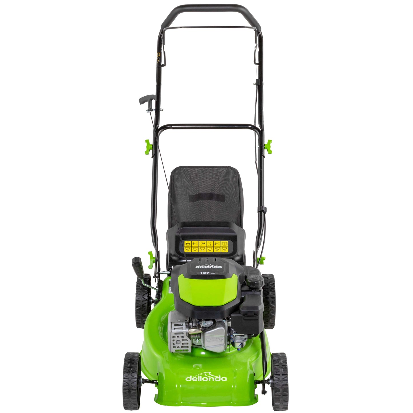 127cc 16"/41cm Hand-Propelled Petrol Lawnmower, 4-Stroke - DG100