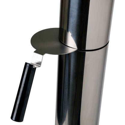 Freestanding Outdoor Wood-Fired Pizza Oven & Smoker with Side Shelves & Stand - DG103