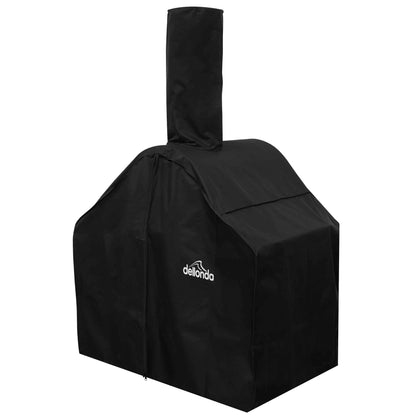 Freestanding Outdoor Wood-Fired Pizza Oven & Smoker with Side Shelves & Stand - DG103