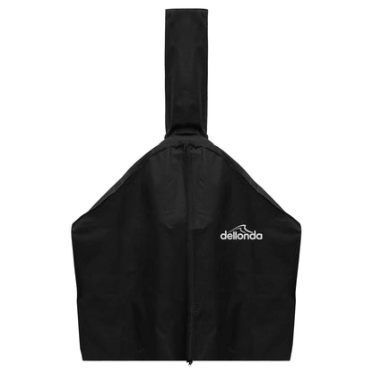 Freestanding Outdoor Wood-Fired Pizza Oven & Smoker with Side Shelves & Stand - DG103