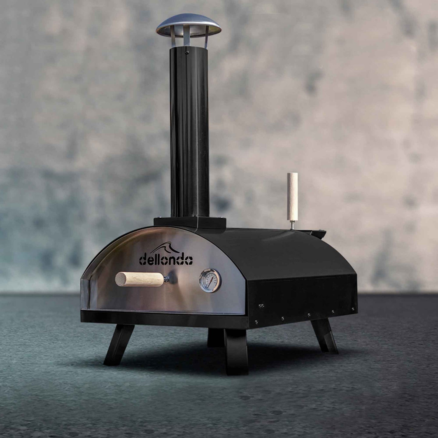 Wood-Fired 14" Pizza Oven and Smoking Oven with Pizza Peel & Cover - DG218