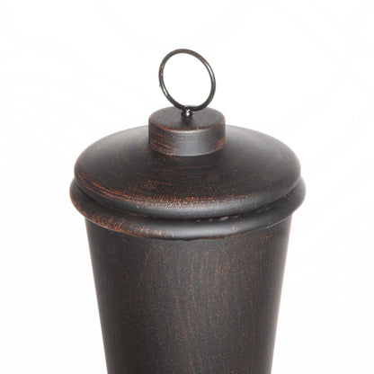 Deluxe 360° Chiminea/Fire Pit/Outdoor Heater - Antique Bronze Finish - DG112