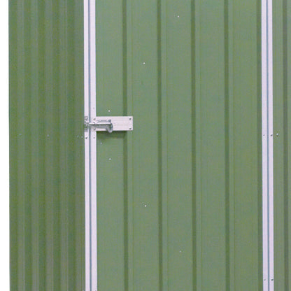 Galvanised Steel Metal Garden/Outdoor/Storage Shed, 5FT x 2.5FT, Pent Style Roof - Green - DG113