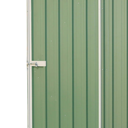 Galvanised Steel Metal Garden/Outdoor/Storage Shed, 5FT x 5FT, Pent Style Roof – Green - DG114
