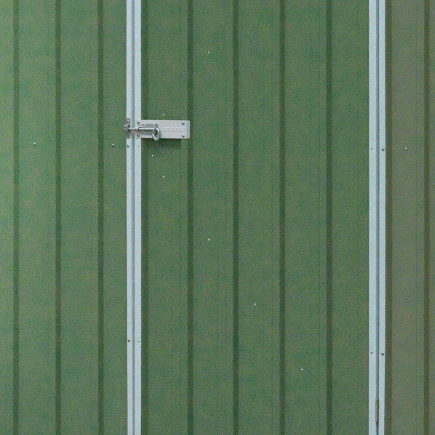 Galvanised Steel Metal Garden/Outdoor/Storage Shed, 7.5FT x 7.5FT, Apex Style Roof - Green - DG115