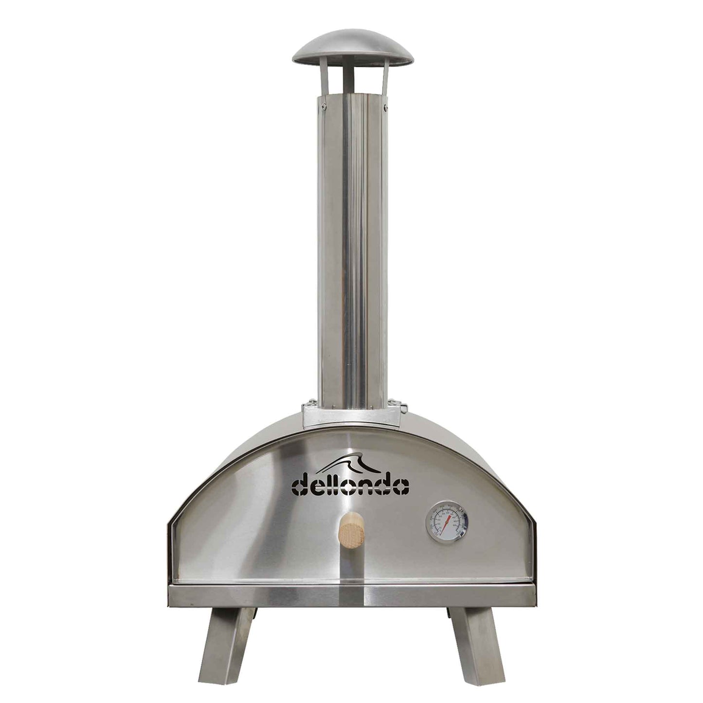 Wood-Fired Pizza Oven and Smoking Oven - Portable, Stainless Steel - DG11