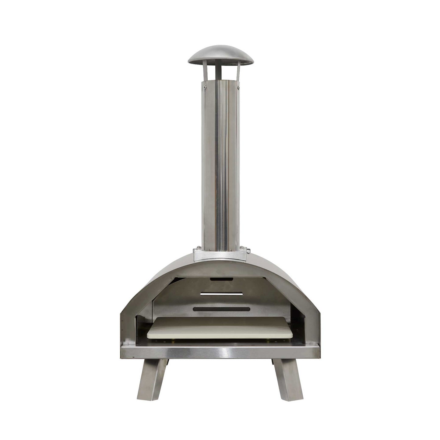 Portable Wood-Fired Stainless Steel Pizza Oven with Cover/Carry Bag and Trolley - DG259