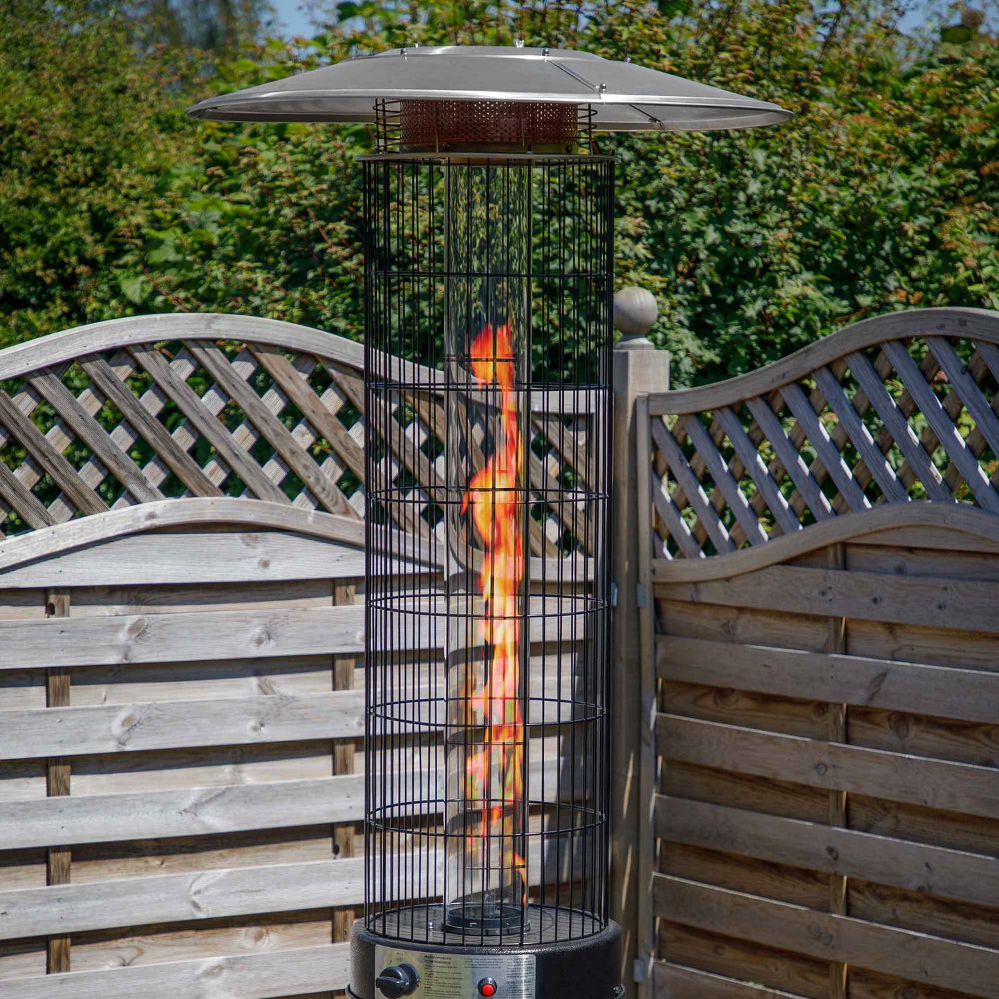Freestanding Gas Patio Heater 13kW, Black - DG124