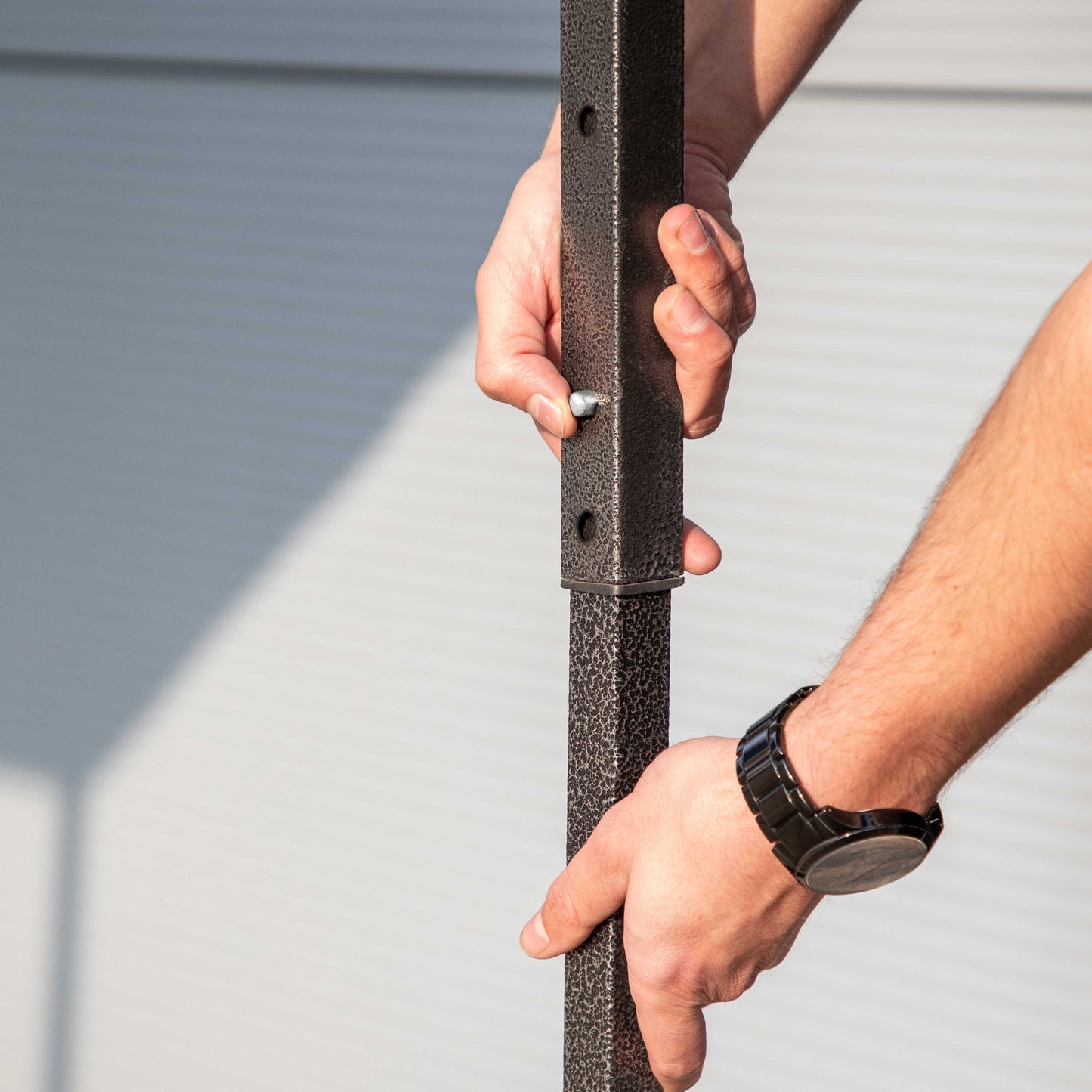 Premium 3x4.5m Pop-Up Gazebo & Side Walls, Water Resistant, Carry Bag, Stakes & Weight Bags - Grey - DG171