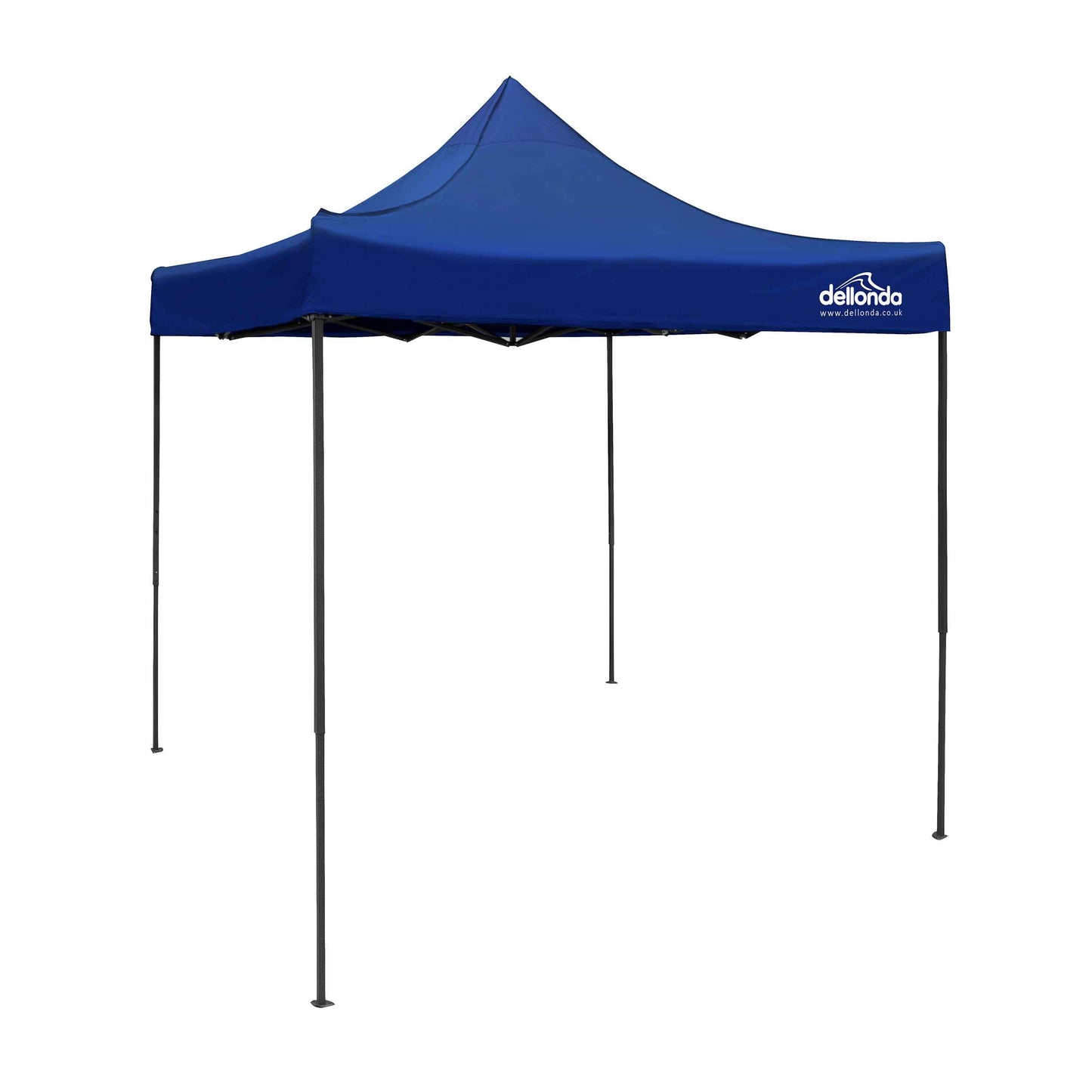 Premium 2x2m Pop-Up Gazebo, Water Resistant, Carry Bag, Stakes & Weight Bags - Blue - DG127