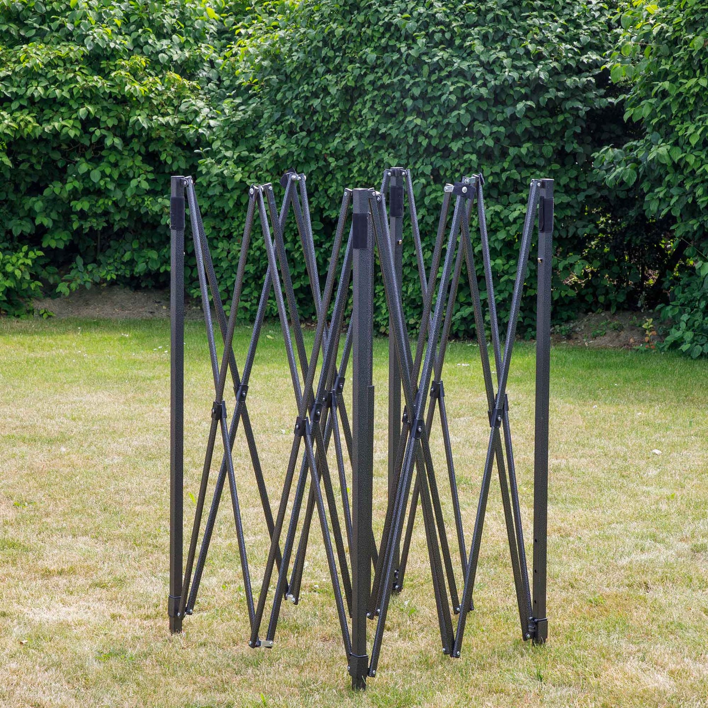 Premium 2x2m Pop-Up Gazebo & Side Walls, Water Resistant with Carry Bag, Stakes & Weight Bags - Blue - DG161