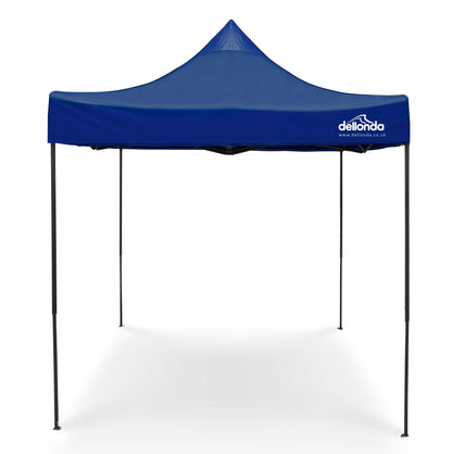 Premium 2x2m Pop-Up Gazebo, Water Resistant, Carry Bag, Stakes & Weight Bags - Blue - DG127
