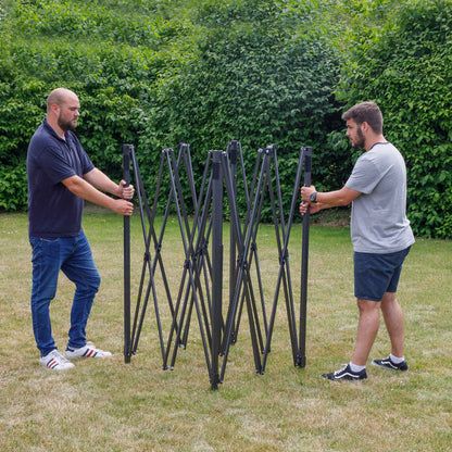 Premium 2x2m Pop-Up Gazebo & Side Walls, Water Resistant with Carry Bag, Stakes & Weight Bags - Green - DG162