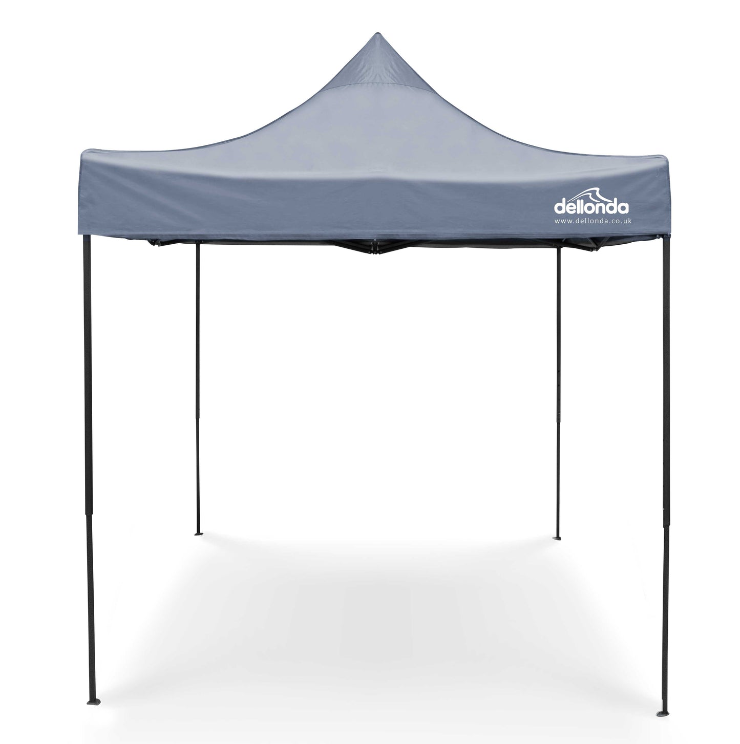 Premium 2x2m Pop-Up Gazebo, Water Resistant, Carry Bag, Stakes & Weight Bags - Grey - DG129