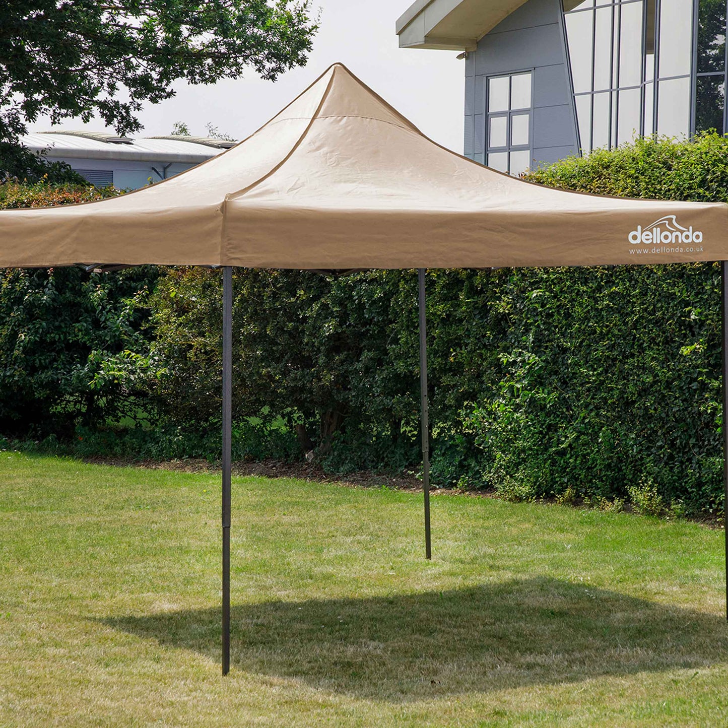 Premium 3x3m Pop-Up Gazebo, Water Resistant, Carry Bag, Stakes & Weight Bags - Beige - DG130