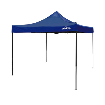 Premium 3x3m Pop-Up Gazebo, Water Resistant, Carry Bag, Stakes & Weight Bags - Blue - DG131