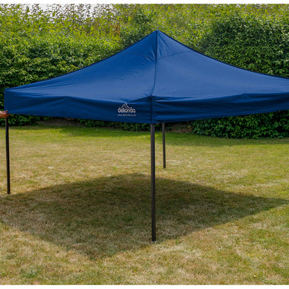 Premium 3x3m Pop-Up Gazebo, Water Resistant, Carry Bag, Stakes & Weight Bags - Blue - DG131