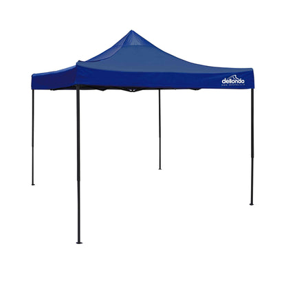Premium 3x3m Pop-Up Gazebo, Water Resistant, Carry Bag, Stakes & Weight Bags - Blue - DG131