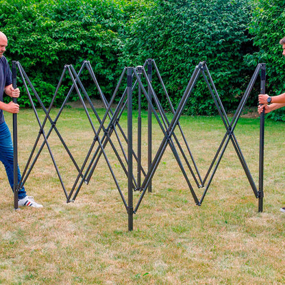 Premium 3x3m Pop-Up Gazebo, Water Resistant, Carry Bag, Stakes & Weight Bags - Dark Green - DG132