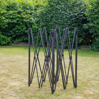 Premium 3x3m Pop-Up Gazebo, Water Resistant, Carry Bag, Stakes & Weight Bags - Dark Green - DG132