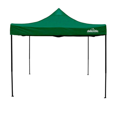 Premium 3x3m Pop-Up Gazebo, Water Resistant, Carry Bag, Stakes & Weight Bags - Dark Green - DG132