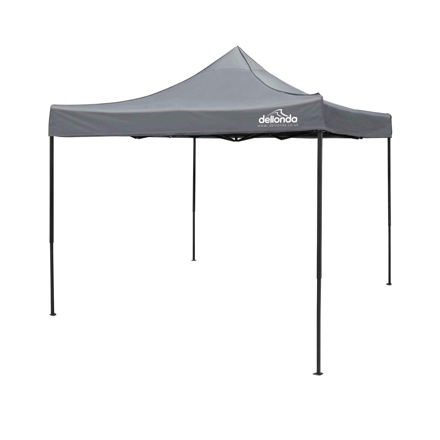 Premium 3x3m Pop-Up Gazebo, Water Resistant, Carry Bag, Stakes & Weight Bags - Grey - DG133